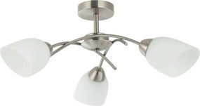 Lampadario a plafone DONNA 3xE27/60W/230V nichel