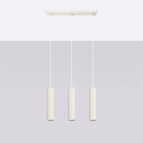 Lampadario color crema Gleam – Sollux