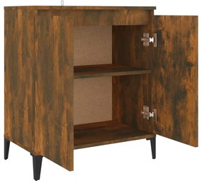 Credenza rovere fumo 60x35x70 cm in legno multistrato