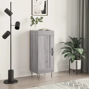 Credenza Grigio Sonoma 34,5x34x90 Cm İn Legno Multistrato /