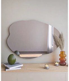 Specchio da parete OHHO 85x60 cm nero
