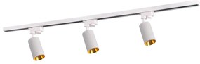 Faretto per sistema a binario MARIBEL 3xGU10/10W/230V +1 m rotaia sistema