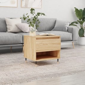 Tavolino Rovere Sonoma 50x46x50 Cm İn Legno Multistrato /