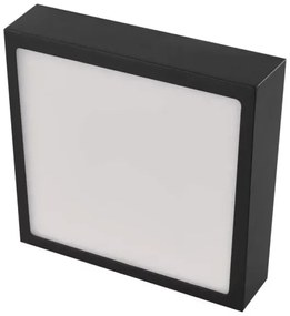 Plafoniera LED LED/12,5W/230V 3000/3500/4000K 17x17 cm nera