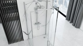 Cabina Doccia A Parete REA Rapid Swing Chrome