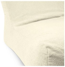 Puof a sacco marrone con rivestimento in bouclé Lounge 100 – SLOWDOWN