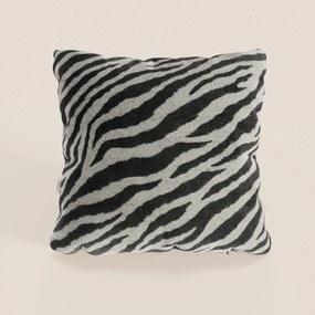Wild cuscino in collezione Wild in microfibra impermeabile zebra