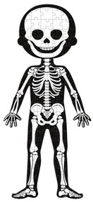 Janod - Puzzle educativo per bambini 225 pezzi corpo umano