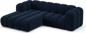 Divano angolare blu scuro ad angolo sinistro Lupine - Micadoni Home