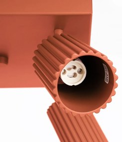 Faretto color mattone 25x25 cm Gleam – Sollux