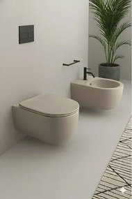 Bidet sospeso sabbia opaco best OLYMPIA CERAMICA L 36 x H 27 x P 53 cm