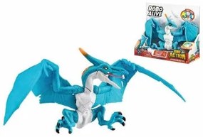 Dinosauro Zuru Robo Alive: Dino Action Pterodactyl Celeste Statuetta Articolata