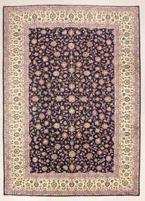 Kashan Tappeto 250 x 350 (Iran) Annodato A Mano