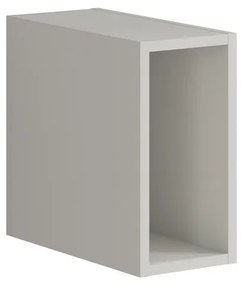 Struttura pensile da bagno Pixel laccato opaco grigio pastello L 20 x H 40 x P 45.5 cm