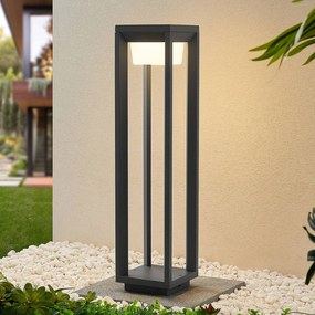 Lampione a LED Prios Gamion in alluminio, 60 cm