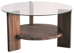 Tavolino rotondo marrone ø 75 cm Mondo - Neostill