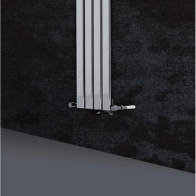 Kamalu - termoarredo radiatore bagno 180x30cm con elementi piatti modello kam-370