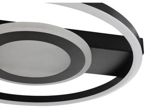 Brilliant -LED RGBW dimmerabile plafoniera MAUREEN LED/20W/230V 3000-6500K nero+ telecomando