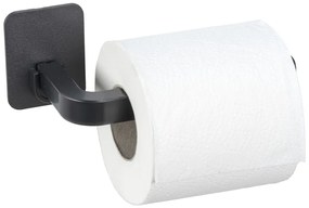 Porta carta igienica senza foratura nero opaco in plastica Parma – Allstar