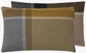 Copricuscino reversibile in lana di alpaca Manhattan