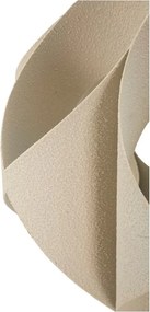 Lampada da tavolo beige con paralume in metallo (altezza totale 57 cm) Space – Mauro Ferretti