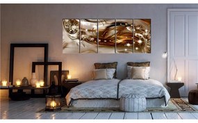 Quadro Shining Bullets  Colore Beige, Dimensioni e Misure 200x80