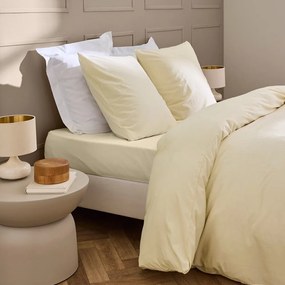 Lenzuolo con angoli avorio 160x200 cm Linella – douceur d'intérieur