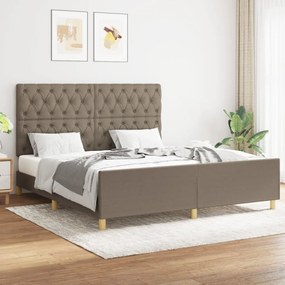 Giroletto Senza Materasso Tortora 160x200 Cm İn Tessuto /