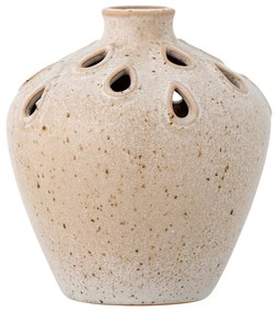 Vaso in gres beige (altezza 15 cm) Minel - Bloomingville