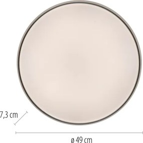 Schöner Wohnen 14595-16 - Plafoniera LED dimmerabile TAVOLI LED/34W/230V bianco+telecomando