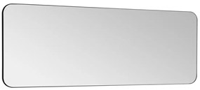 Specchio per bagno rettangolare 140 x 50 cm Contorno Nero - DEMETRIA