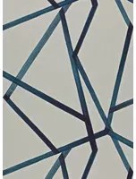 Harlequin Carta da parati Sumi - Linen/ Indigo