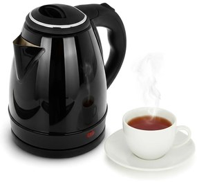 Bollitore elettrico 1,5 L nero acciaio inox