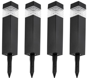 SET 4x Lampada solare LED LED/0,06W/1,2V 1xAAA 6000K IP44 100 mAh