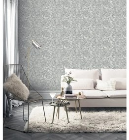Carta Da Parati Liquid Marble Grigio /