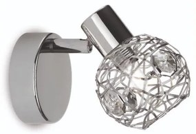 Philips Massive 55810/11/PN - Faretto da muro HOSTA 1xG9/28W/230V