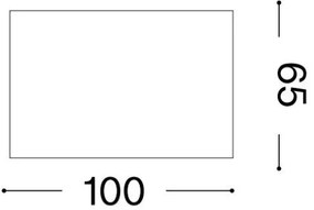 Ideal Lux - Plafoniera LED SPIKE 1xGX53/9W/230V rame