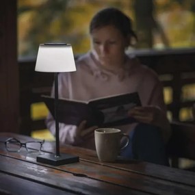 EMOS Z7630B - Lampada LED dimmerabile ricaricabile KATIE LED/4W/10V 1800mAh IP44 nero