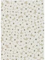 Långelid / von Brömssen Carta da parati Flower Shower - Chalk White