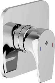 Set miscelatore lavabo bidet e doccia ad incasso cromo lucido con piletta - Zyra