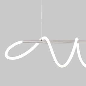 Plafoniera LED SOSP AMANDA LED 40W 4500K grigio IP20 bianco naturale