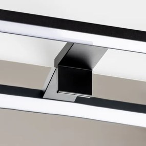Aigostar - Illuminazione per specchio da bagno LED/12W/230V 4000K 60 cm IP44 nero