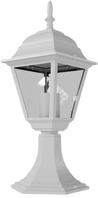 Paletto Lampione Vintage 40cm E27 IP54 Bianco - Serie Alfieri