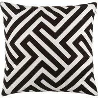 Cuscino arredo 45x45 cm geometrie bianco e nero