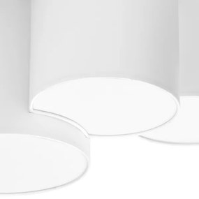 Plafoniera MONA 5xE27/15W/230V bianco