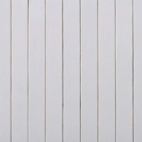 Pannello divisore per la stanza in bambù bianco 250x165 cm