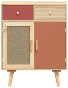 Credenza con Cassetti 60x30x75,5 cm in Legno Multistrato