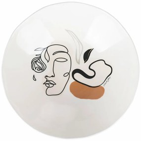 Insalatiera in ceramica , ø 31,5 cm Face to Grey - VDE Tivoli 1996