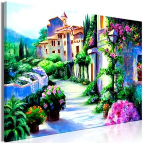 Quadro  Flower Street (1 Part) Wide  Colore colorful, Dimensioni e Misure 120x80