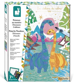 Atelier per bambini maxi - Dipingi Con I Numeri - Dinosauri